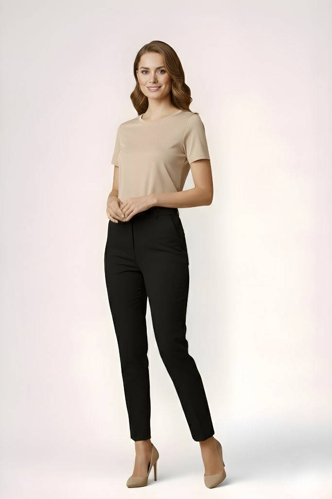 T-shirt AÏNA beige en coton biologique 2