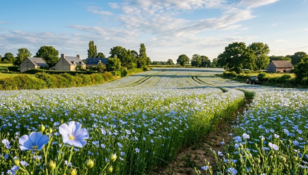 champ de lin